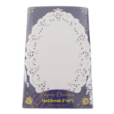 12 Pieces paper doilies Oval shape